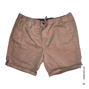 Wallin & Bros Tan Drawstring 9” Shorts Men’s XL